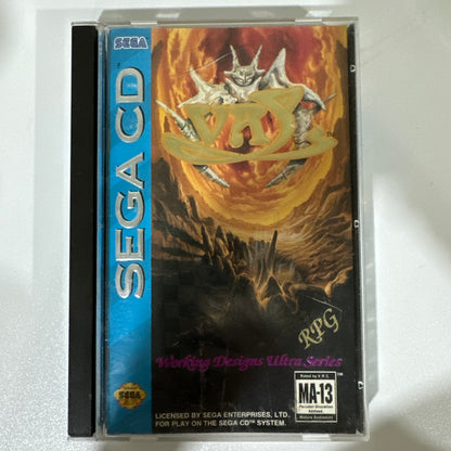 Vay (Sega CD, 1993) CIB W/ CLEAN Map, Manual & Disc! 🗺️ Great Condition!🔥