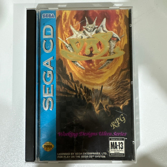 Vay (Sega CD, 1993) CIB W/ CLEAN Map, Manual & Disc! 🗺️ Great Condition!🔥