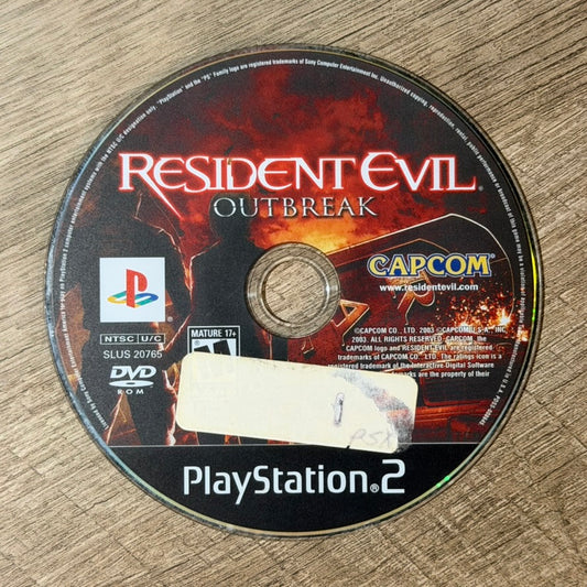 Resident Evil: Outbreak (Sony Playstation 2, PS2)