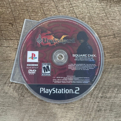 Drakengard (Sony PlayStation 2, PS2 2006) Clean Disc Only! Tested & Working!