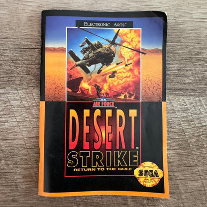 Desert Strike: Return to the Gulf (Sega Genesis, 1992) Complete & Very Clean!