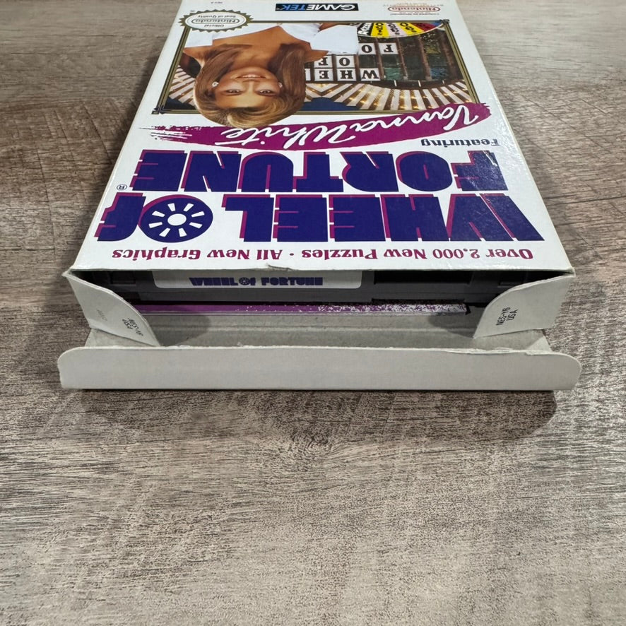 Wheel of Fortune: Featuring Vanna White (Nintendo, NES 1992) W/ Box & Manual!