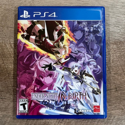 Under Night In-Birth Exé: Late[Cl-R] (Sony PlayStation 4, PS4 2020) CIB & MINT!
