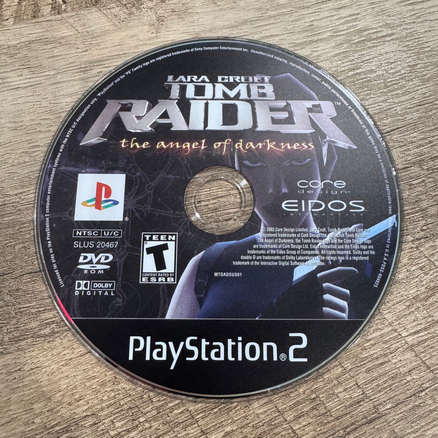 Tomb Raider: The Angel of Darkness (Sony Playstation 2, PS2)
