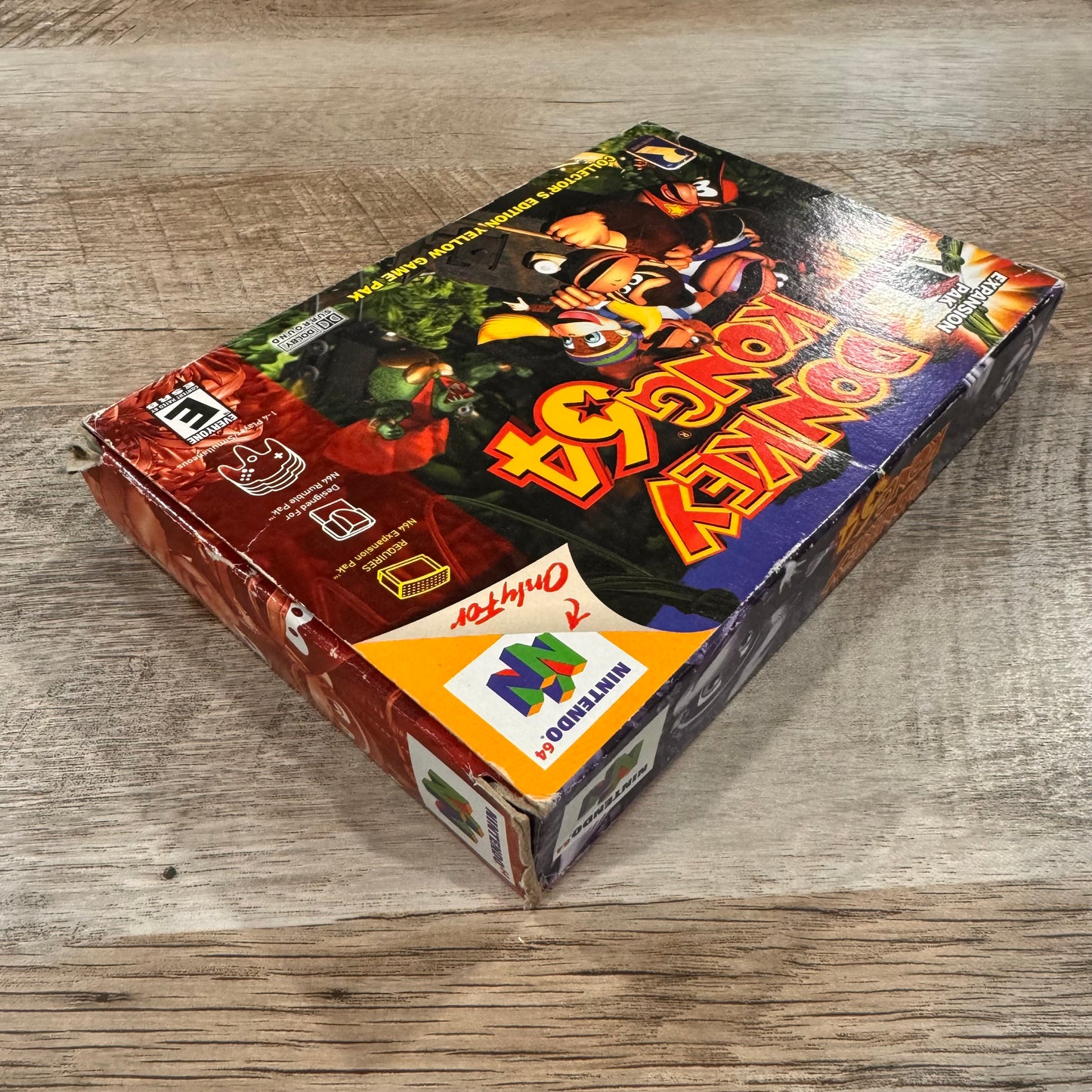 Donkey Kong 64 (Nintendo 64, 1999) N64 No Pak!Beautiful Manual, Box And Game!🔥