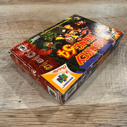 Donkey Kong 64 (Nintendo 64, 1999) N64 No Pak!Beautiful Manual, Box And Game!🔥