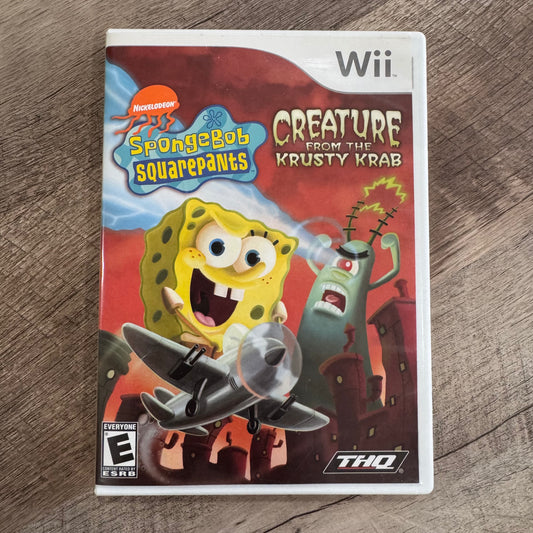 Spongebob Squarepants: Creature From The Crusty Crab (Nintendo Wii)