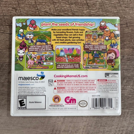 Gardening Mama 2: Forest Friends (Nintendo 3DS, 2009) Complete In Box & Clean!