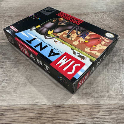 SimAnt (Super Nintendo, SNES 1993) Includes Box, Game Poster & More! Beautiful🔥