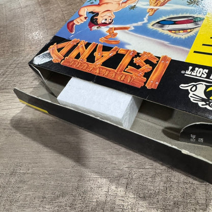 Adventure Island 3 (Nintendo Entertainment, NES 1992) BEAUTIFUL BOX & Foam ONLY!