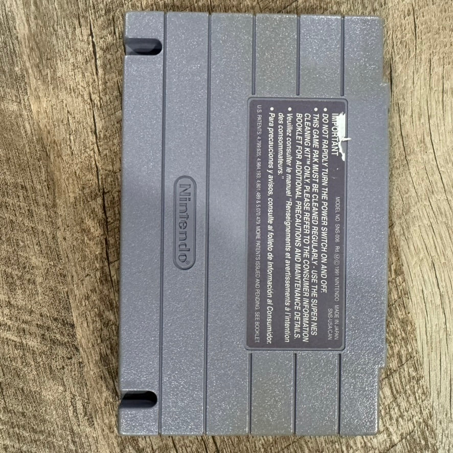 The Duel Test Drive II (Super Nintendo, SNES 1992) Accolade RARE Game & Box!