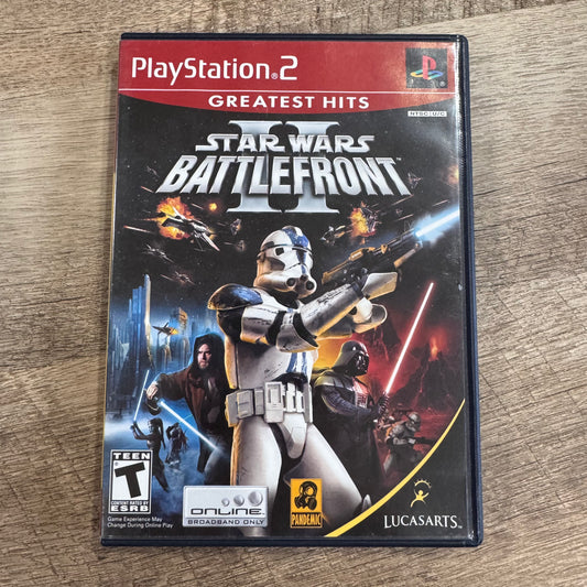 Star Wars Battlefront II (Greatest Hits)(Sony Playstation 2, PS2)