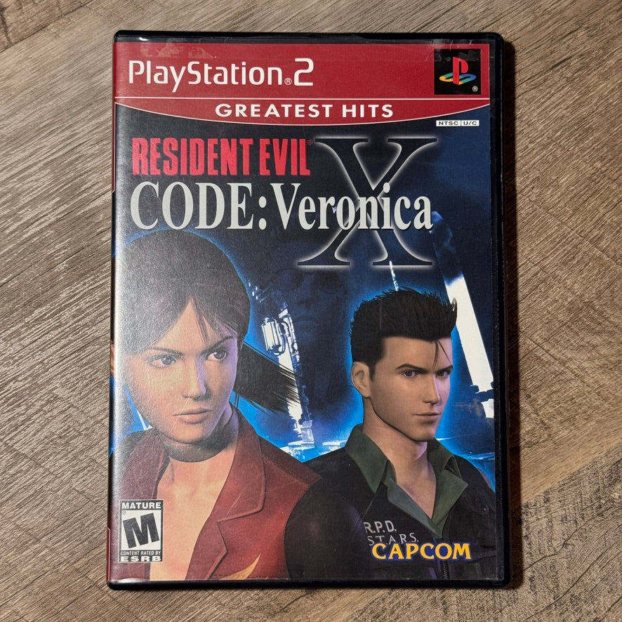 Resident Evil Code: Veronica X (Sony Playstation 2, PS2)