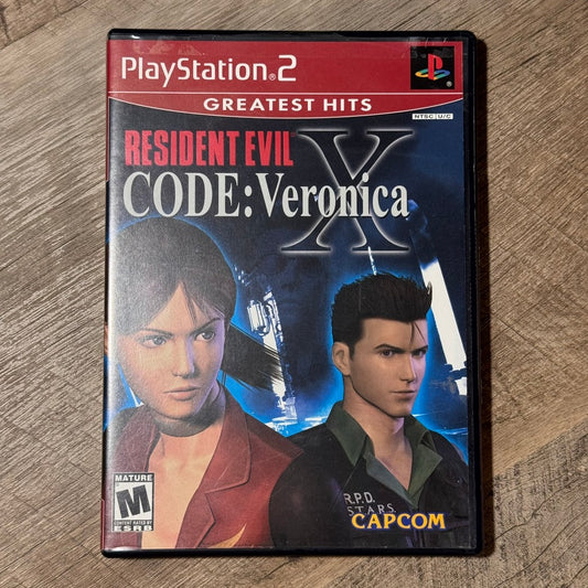 Resident Evil Code: Veronica X (Sony Playstation 2, PS2)