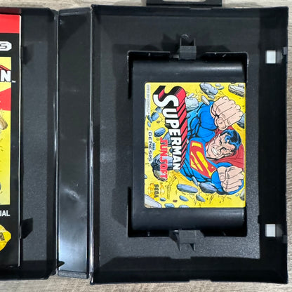 Superman (Sega Genesis, 1992) Sun Soft Complete W/ NM Manual, Cart & Art!