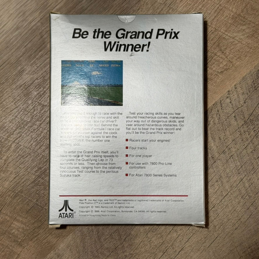 Pole Position II (Atari 7800)