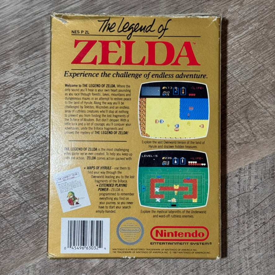 The Legend of Zelda (Nintendo Entertainment System, NES)