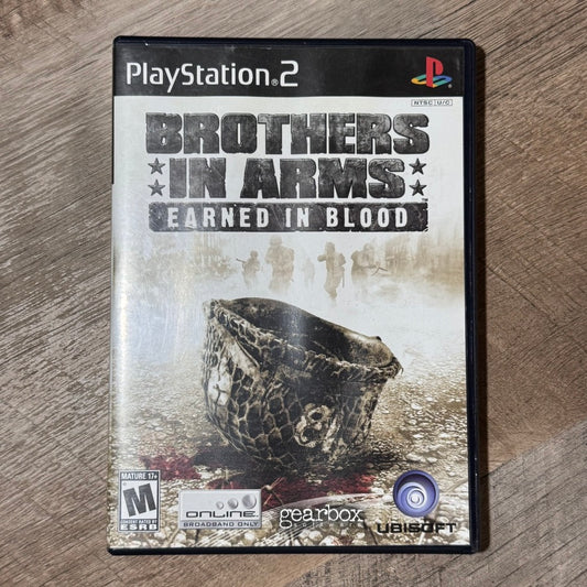 Brothers In Arms: Earned In Blood (Sony Playstation 2, PS2)