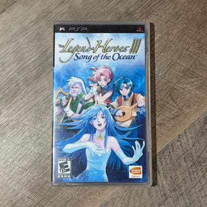 Legend of Heroes III: Song of the Ocean (Sony Playstation Portable, PSP)