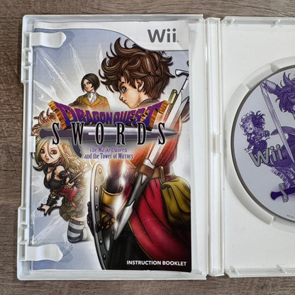 Dragon Quest Swords: The Masked Queen (Nintendo Wii, 2008) CIB MINTY Disc + Reg!