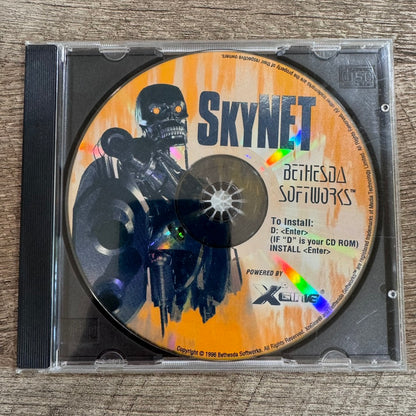 Vintage SkyNet PC CDROM Computer Game Bethesda Softworks DOS 1996 Terminator