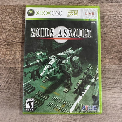 Zoids Assault (Microsoft Xbox 360, 2008) CIB W/ MINTY Manual & Disc!