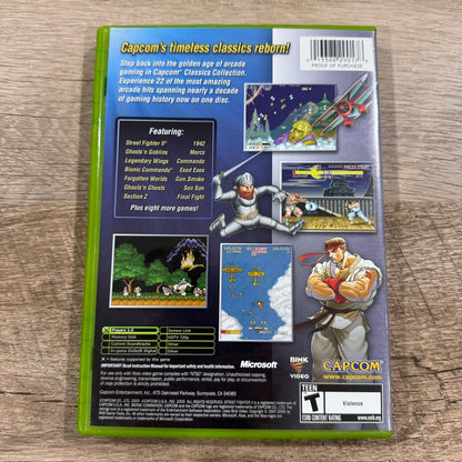 Capcom Classics Collection (Microsoft Xbox, 2005) CIB Complete W/ Manual & VGC!