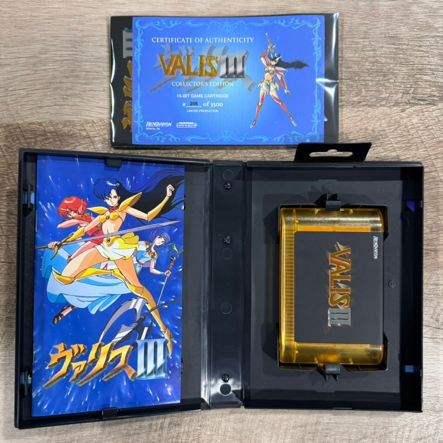 Valis Collection Collectors Edition (Sega Genesis, Retro-Bit Prod.) CIB & MINTY!