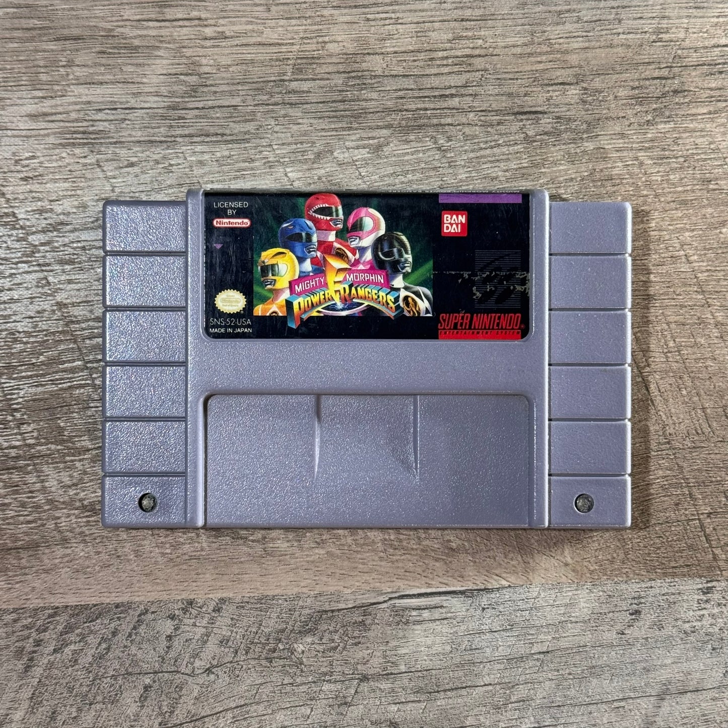 Mighty Morphin Power Rangers (Super Nintendo, SNES)