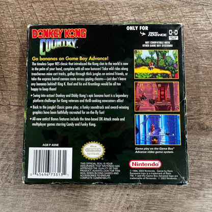 Donkey Kong Country (Game Boy Advance, GBA 2003) CIB W/ Manuals & Clean!