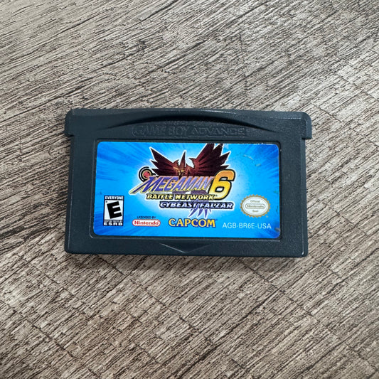 Mega Man Battle Network 6: Cybeast Falzar (Nintendo GameBoy Advance, GBA)