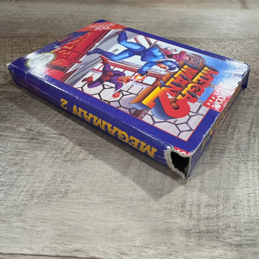 Mega Man 2 (Nintendo Entertainment System, NES 1989)Complete W/ Box & Mint Cart!