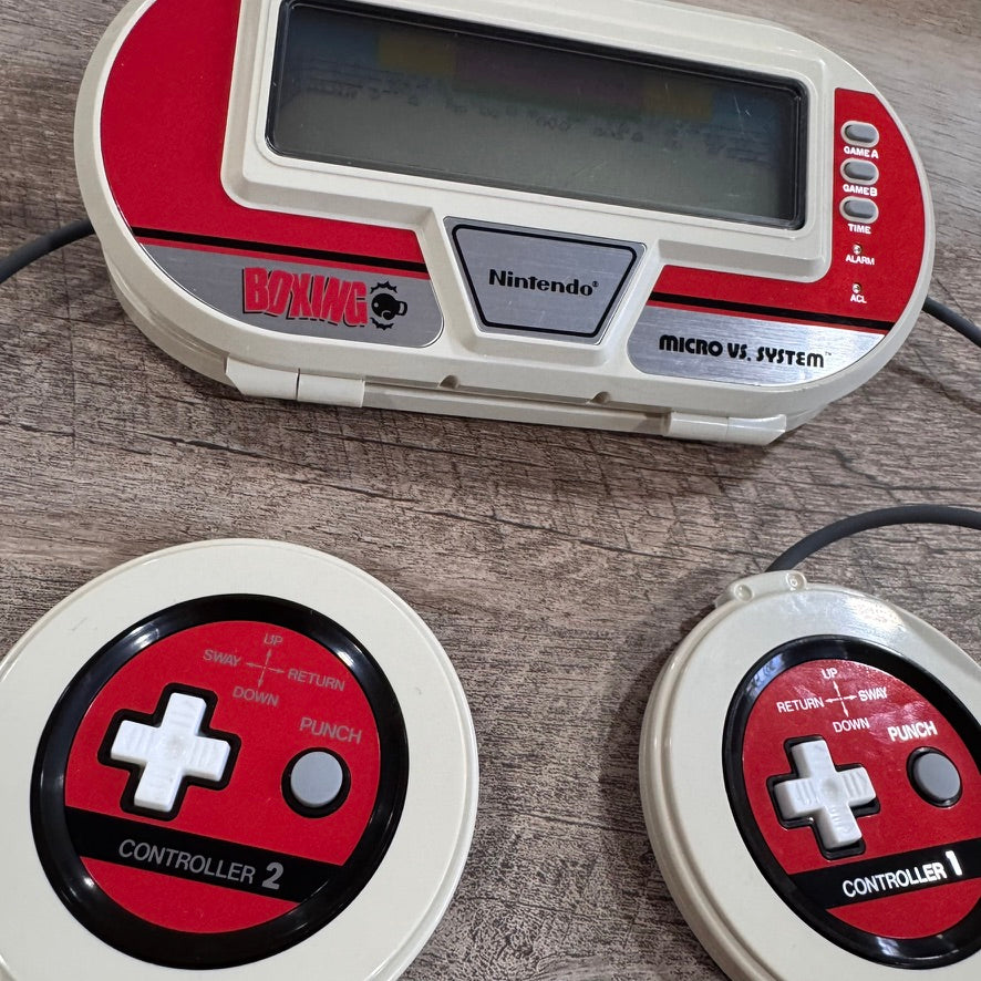Boxing Nintendo Game & Watch Micro Vs System BX-301 Handheld CLEAN & Working!