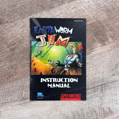 Earthworm Jim (Super Nintendo, SNES)