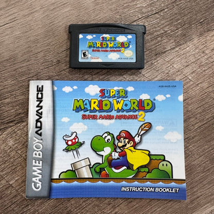 Super Mario World: Super Mario Advance 2 (Nintendo GameBoy Advance, GBA)