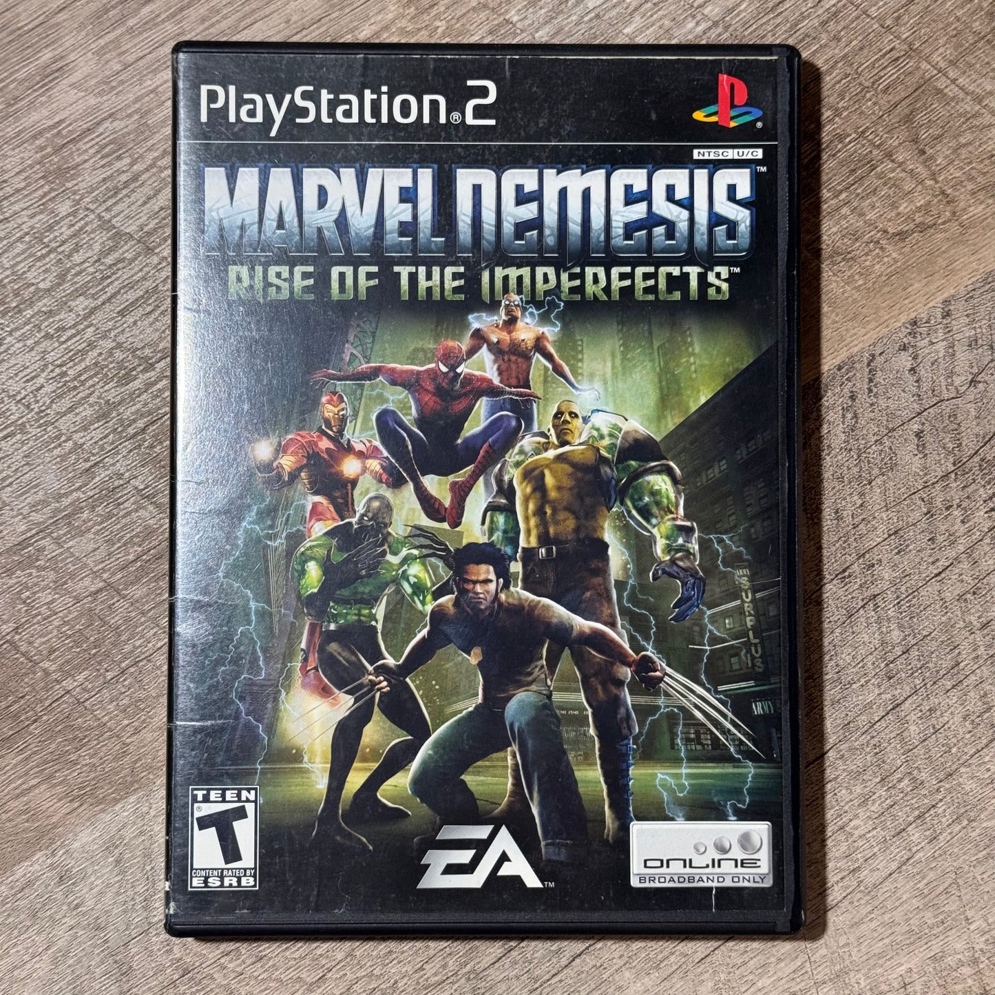 Marvel Nemesis: Rise of The Imperfects (Sony Playstation 2, PS2)