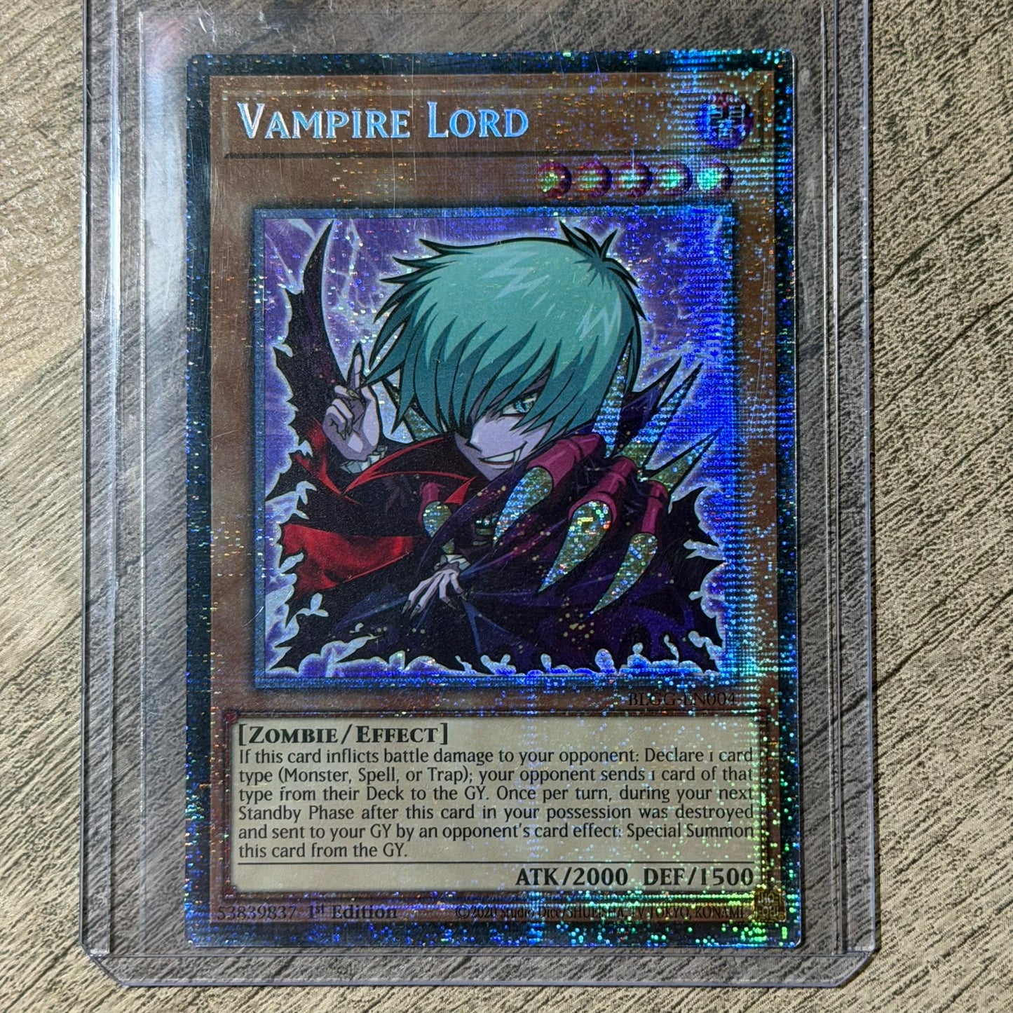 Vampire Lord (BLGG-EN004, Yugioh! TCG)