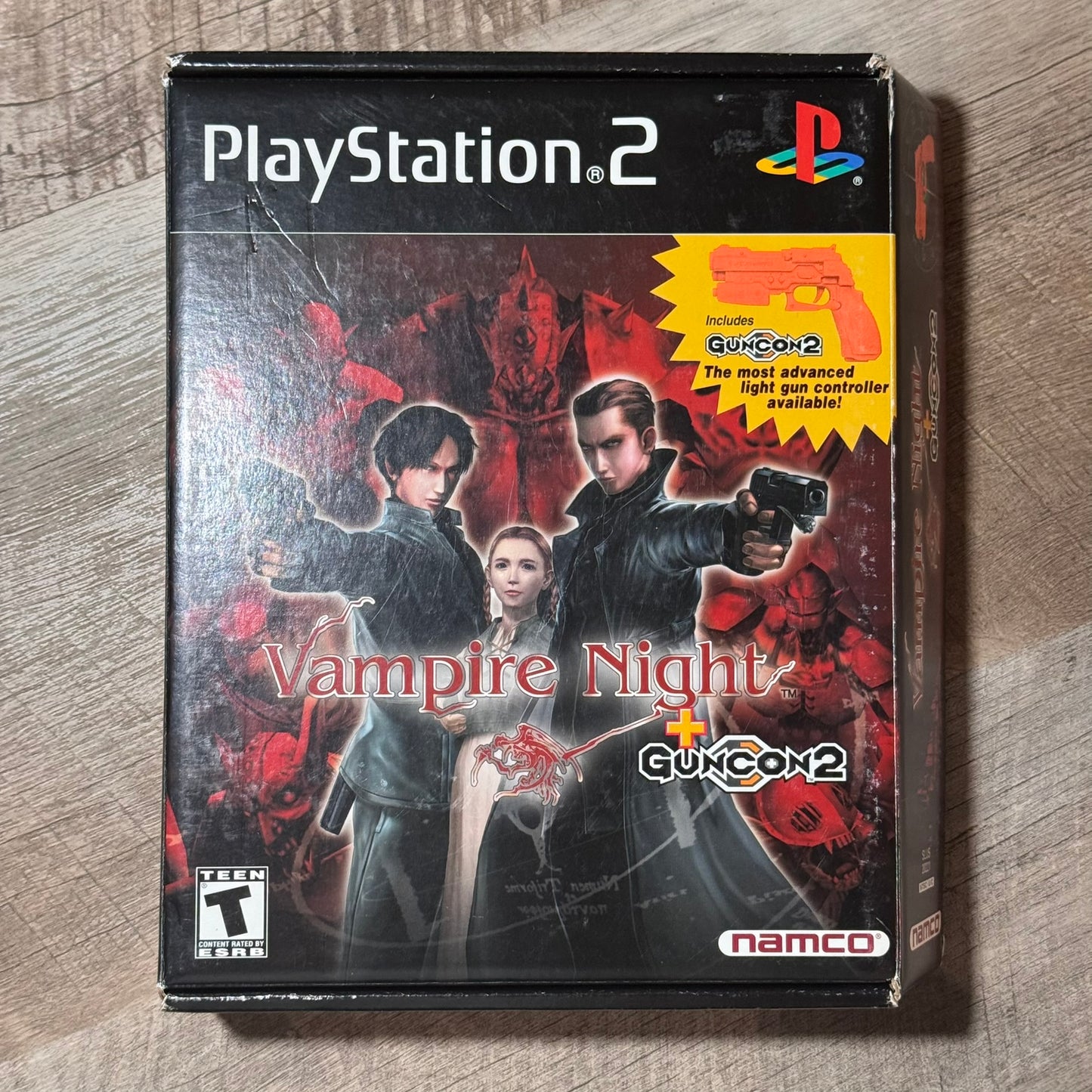 Vampire Night + GunCon (Sony Playstation 2, PS2)