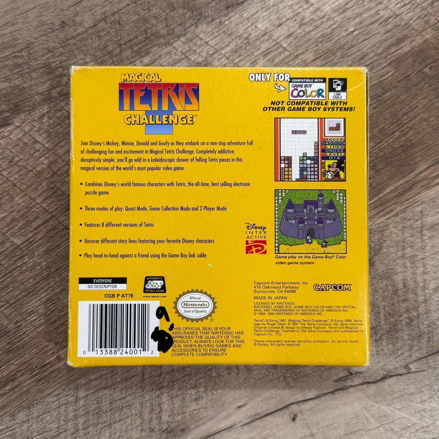Magical Tetris Challenge (Nintendo GameBoy Color, GBC)