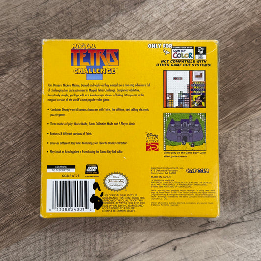 Magical Tetris Challenge (Nintendo GameBoy Color, GBC)