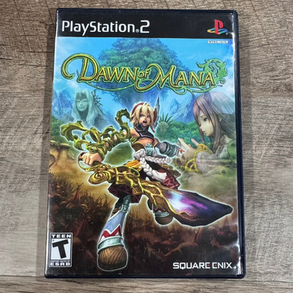 Dawn of Mana (PlayStation 2, PS2 2007) W/ Near MINT DISC, Clean Art & No Manual!