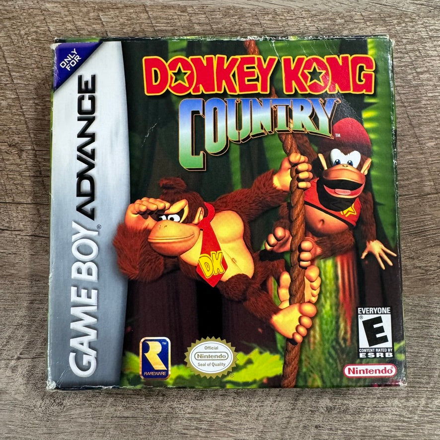 Donkey Kong Country (Game Boy Advance, GBA 2003) CIB W/ Manuals & Clean!