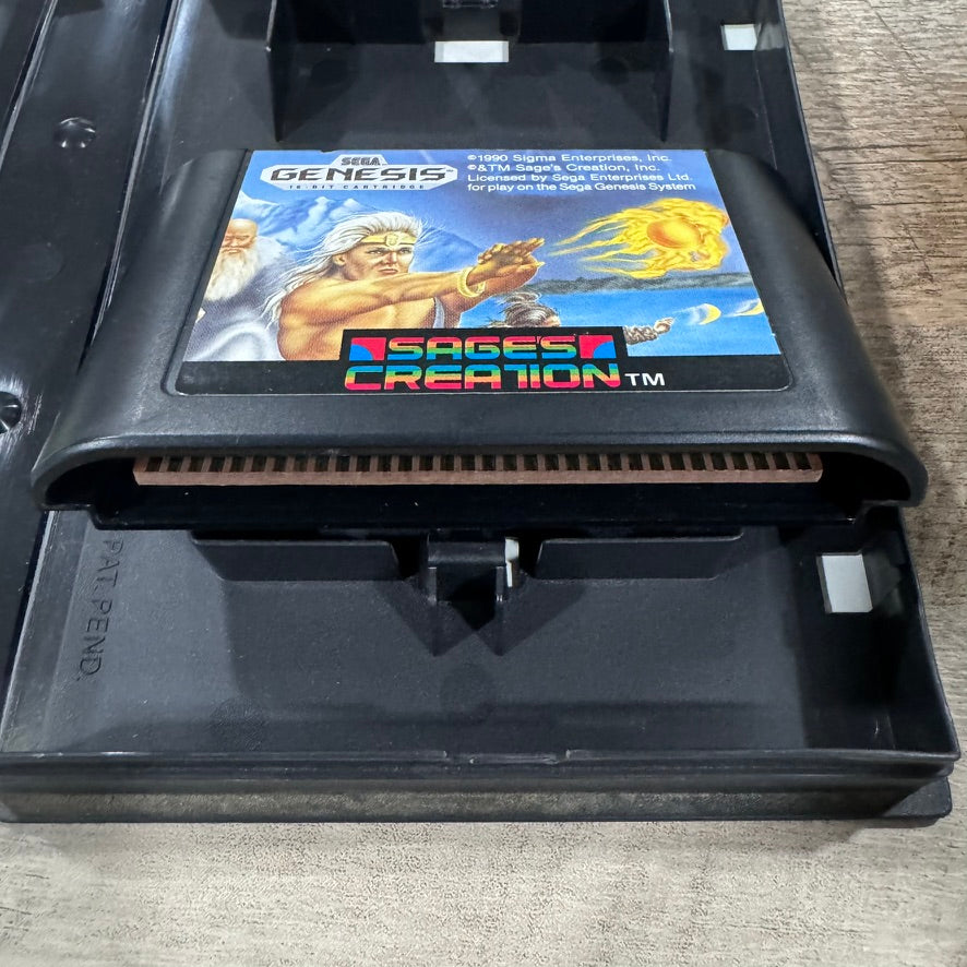 Shadow Blasters (Sega Genesis) CIB & VERY CLEAN W/ Manual, Case & Crispy Cart!
