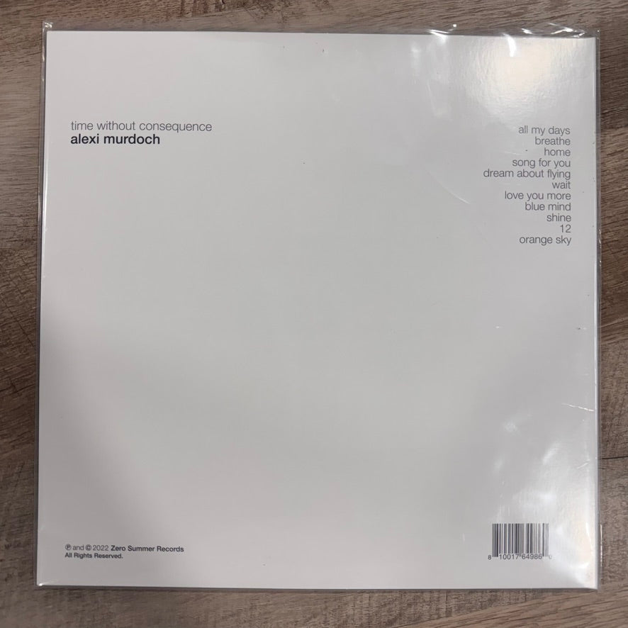 Alexi Murdoch – Time Without Consequence Vinyl (2LP Cyan Blue W/ Etched D-Side)