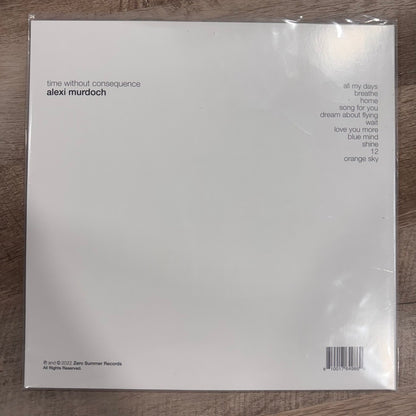 Alexi Murdoch – Time Without Consequence Vinyl (2LP Cyan Blue W/ Etched D-Side)