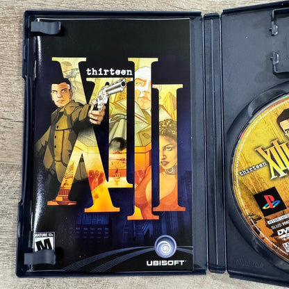 XIII Thirteen (Sony PlayStation 2, PS2 2003) CIB W/ Registration Card & CLEAN!