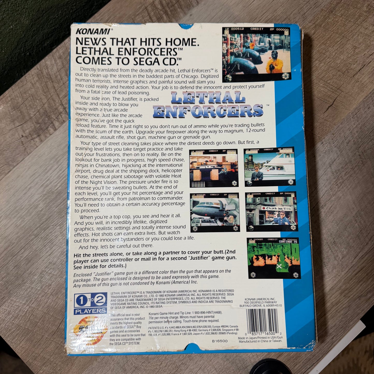 Lethal Enforcers (Sega CD, 1993)