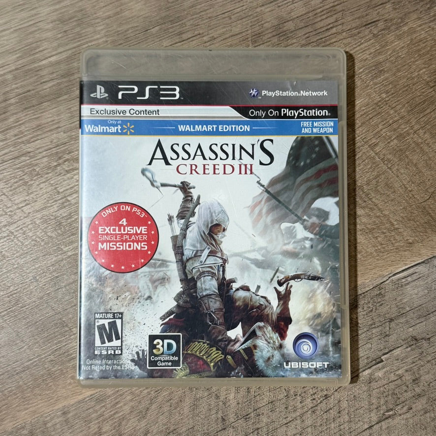 Assassin's Creed III (Sony Playstation 3, PS3)