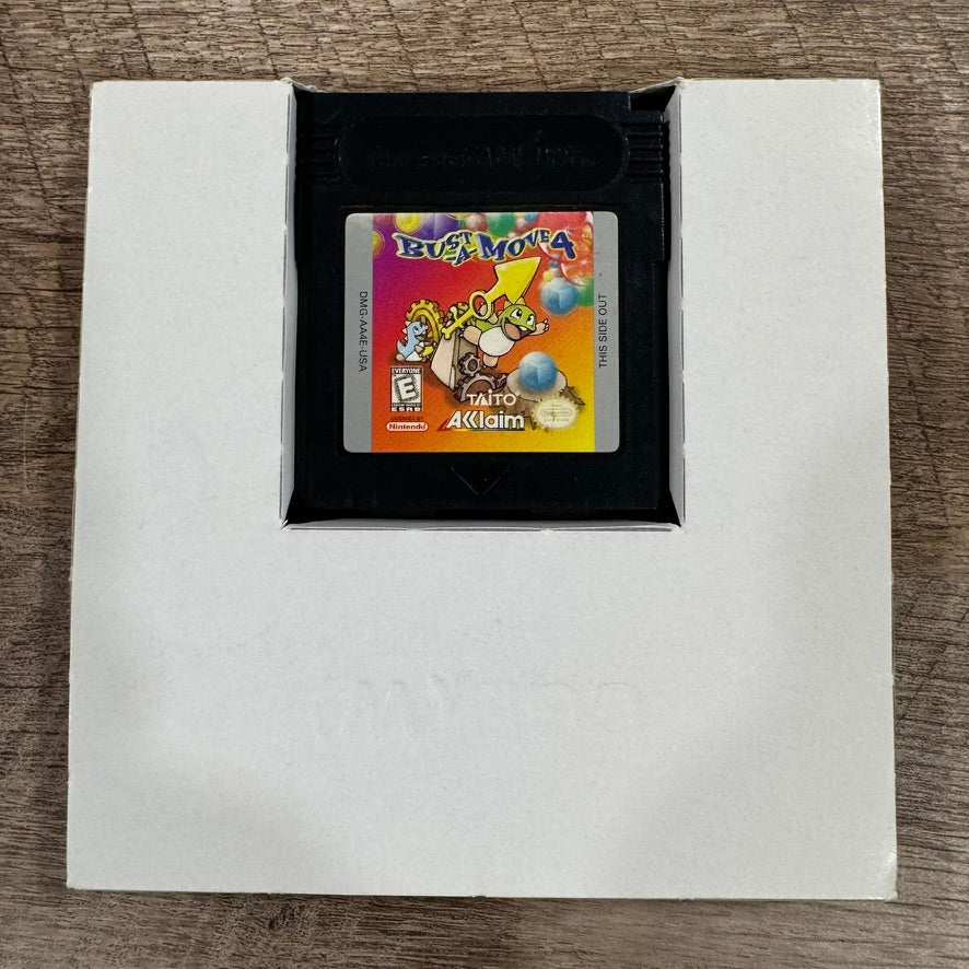 Bust-A-Move 4 (Nintendo Game Boy Color, GBC 1998) CIB W/ Manual & Nice Copy!