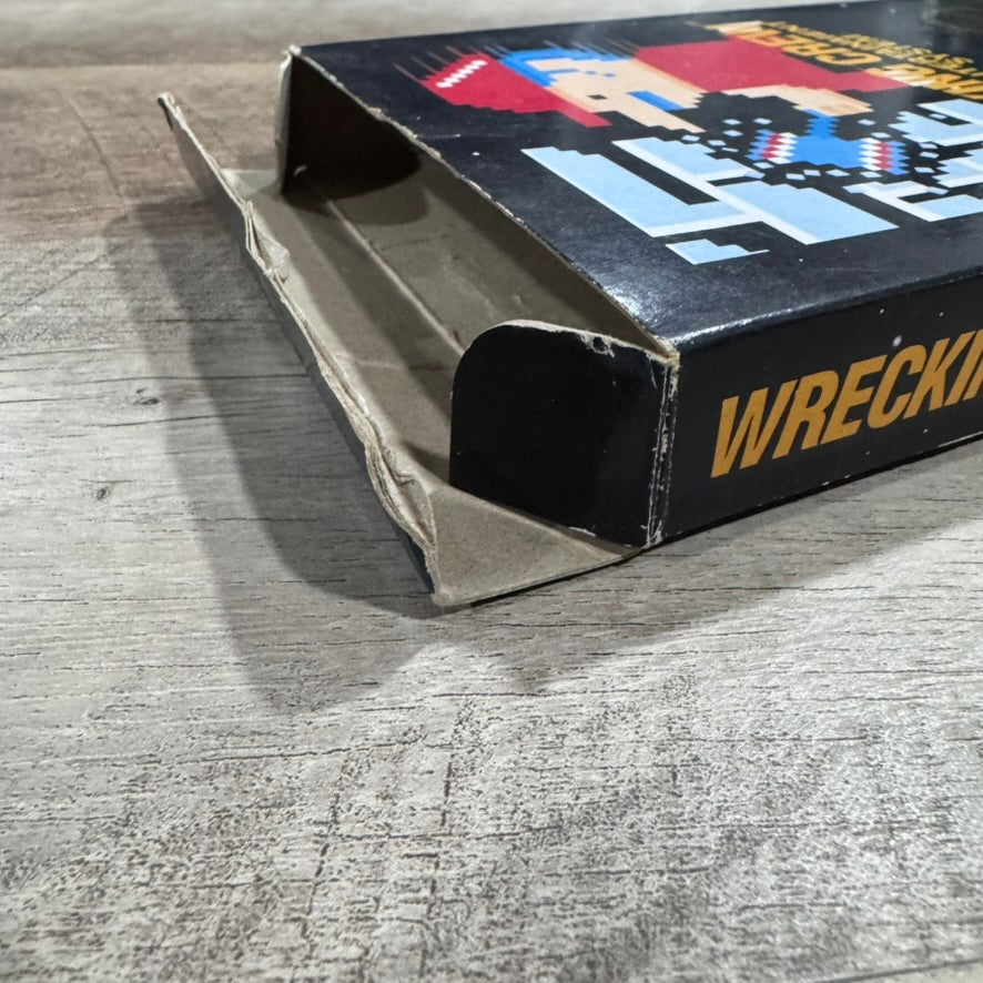 Wrecking Crew (Nintendo, NES 1985) BEAUTIFUL BOX ONLY! W/ Unpunched Hangtab!